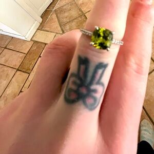 Peridot ring